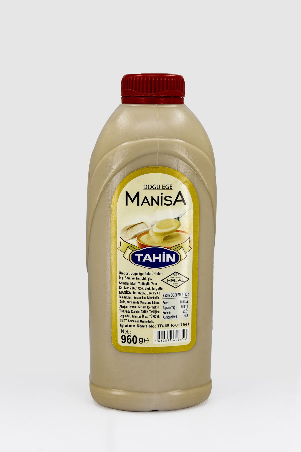 1 KOLİ (12 Adet) DOĞU EGE MANİSA TAHİN Net 960 g