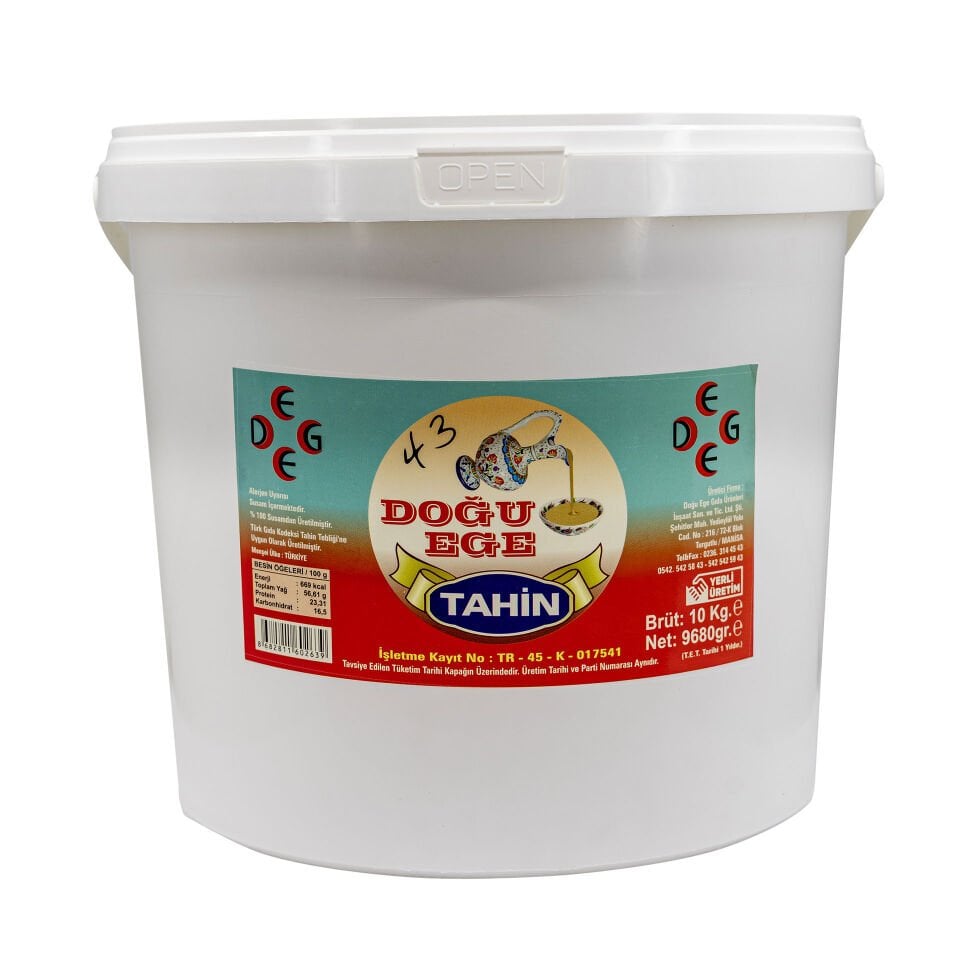 DOĞU EGE TAHİN (ÇİFTE KAVRULMUŞ) Brüt 10 Kg