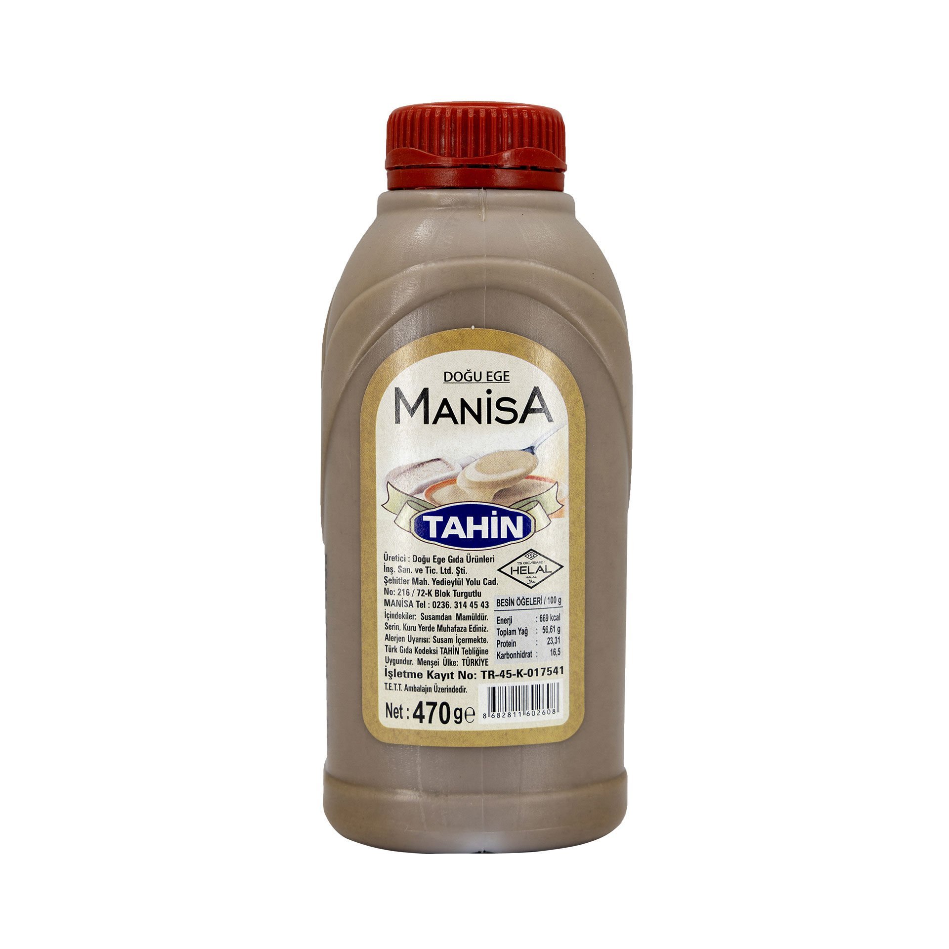 DOĞU EGE MANİSA TAHİN (ÇİFTE KAVRULMUŞ) Net 470 g